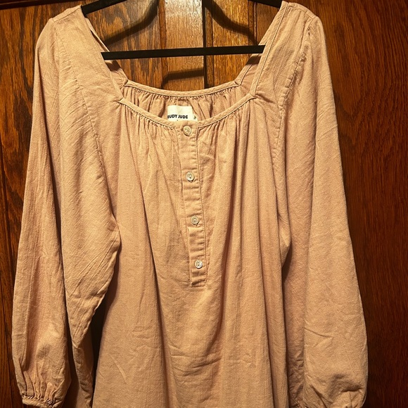 Rudy Jude Debbie Linen Dress in Gold size XS - Picture 2 of 3